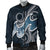 Cook Islands Polynesian Men's Bomber Jacket - Ocean Style - Polynesian Pride