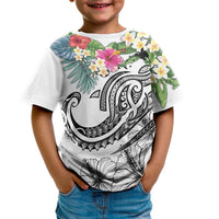 Papua New Guinea Polynesian T Shirt Summer Plumeria (White) - Polynesian Pride