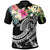 The Philippines Polo Summer Plumeria (Black) Unisex Black - Polynesian Pride