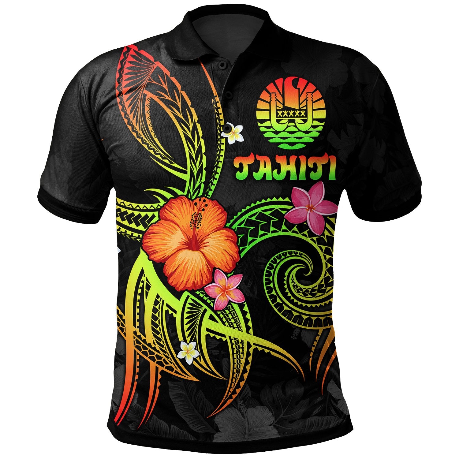 Polynesian Tahiti Polo Shirt Legend of Tahiti (Reggae) Unisex Reggae - Polynesian Pride