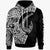 Vanuatu Hoodie Hook Tattoo Black Color Unisex Black - Polynesian Pride