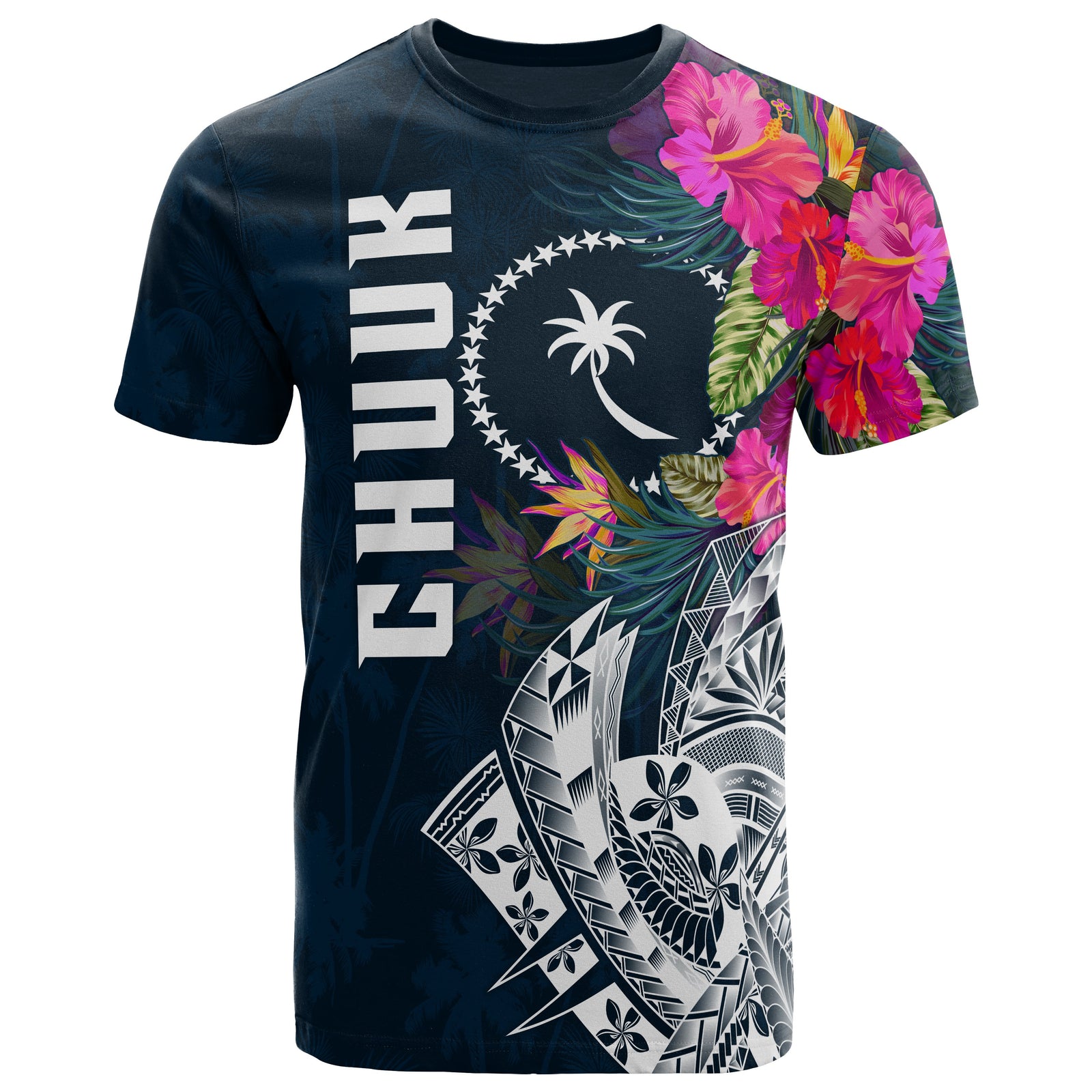 Chuuk T Shirt Chuuk Summer Vibes Unisex Blue - Polynesian Pride