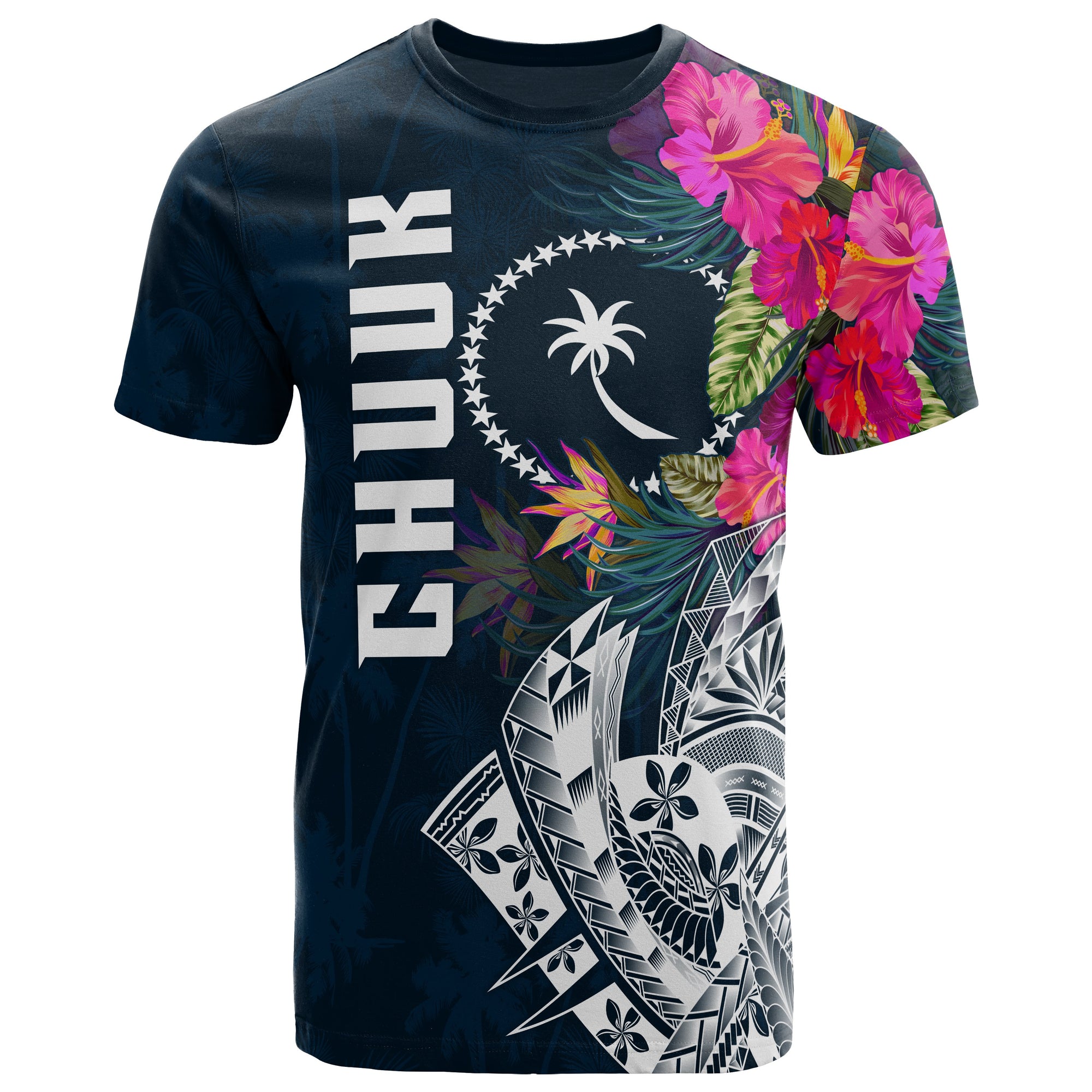 Chuuk T Shirt Chuuk Summer Vibes Unisex Blue - Polynesian Pride