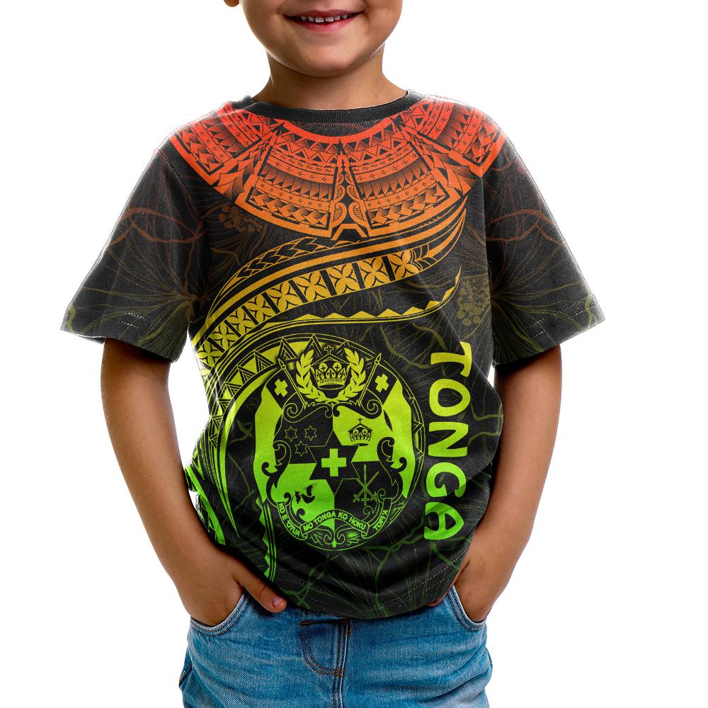 Tonga Polynesian T Shirt Tonga Waves (Reggae) - Polynesian Pride