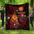 Nauru Polynesian Premium Quilt - Legend of Nauru (Red) - Polynesian Pride