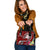 Fiji Custom Personalised Shoulder Handbag - Turtle Plumeria (Red) One Size Red - Polynesian Pride