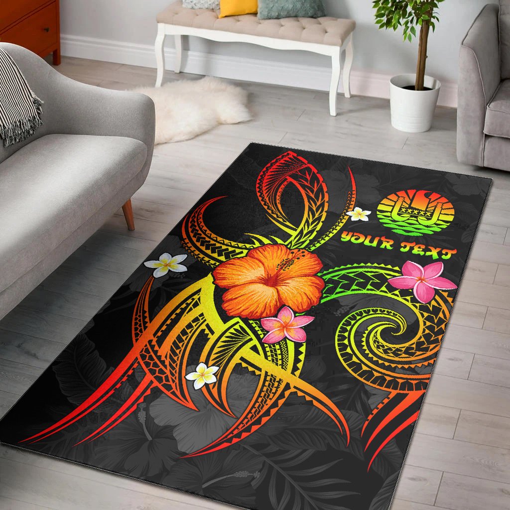 Polynesian Tahiti Personalised Area Rug - Legend of Tahiti (Reggae) Reggae - Polynesian Pride