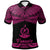 Vanuatu Polo Shirt Polynesian Tattoo Pink Version Unisex Pink - Polynesian Pride