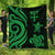 Fiji Polynesian Premium Quilt - Green Tentacle Turtle Green - Polynesian Pride