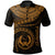 Pohnpei Polynesian Polo Micronesian Waves (Golden) Unisex Golden - Polynesian Pride