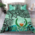 Pohnpei Bedding Set - Vintage Floral Pattern Green Color Green - Polynesian Pride