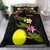 Palau Polynesian Bedding Set - Plumeria Tribal Black - Polynesian Pride