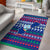 Guam Christmas Area Rug - Ugly Christmas - LT12 Blue - Polynesian Pride