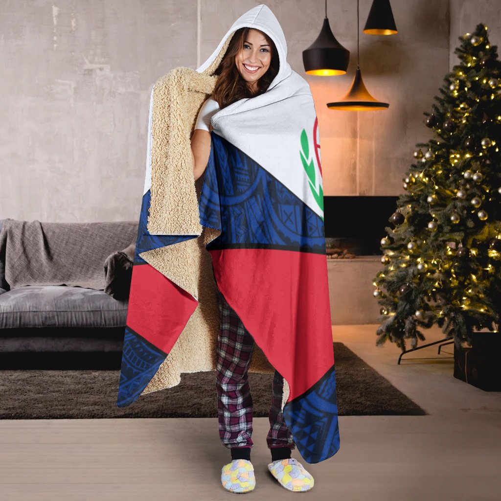 Samoa Polynesian Hooded Blanket - Legend of Samoa - Polynesian Pride