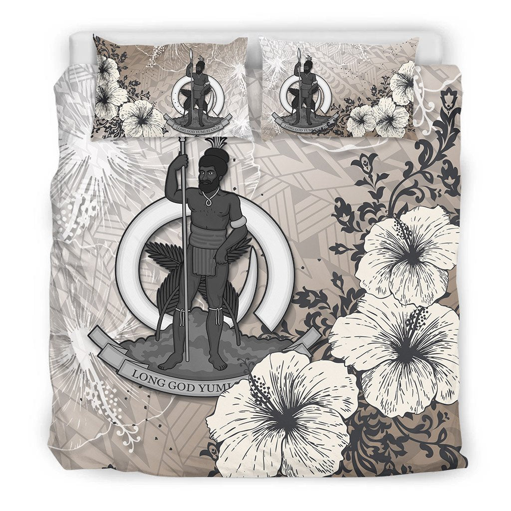 Vanuatu Bedding Set - Vintage Luxury Floral Style - Polynesian Pride