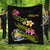 Nauru Polynesian Quilt - Plumeria Tribal Black - Polynesian Pride