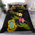 Tuvalu Polynesian Bedding Set - Plumeria Tribal Black - Polynesian Pride