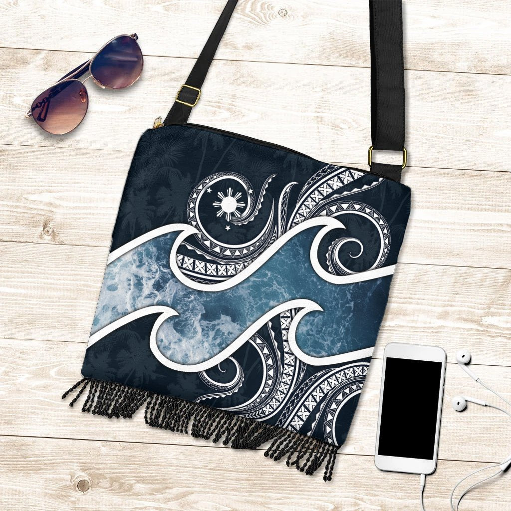 The Philippines Boho Handbag - Ocean Style One Style One Size Blue - Polynesian Pride