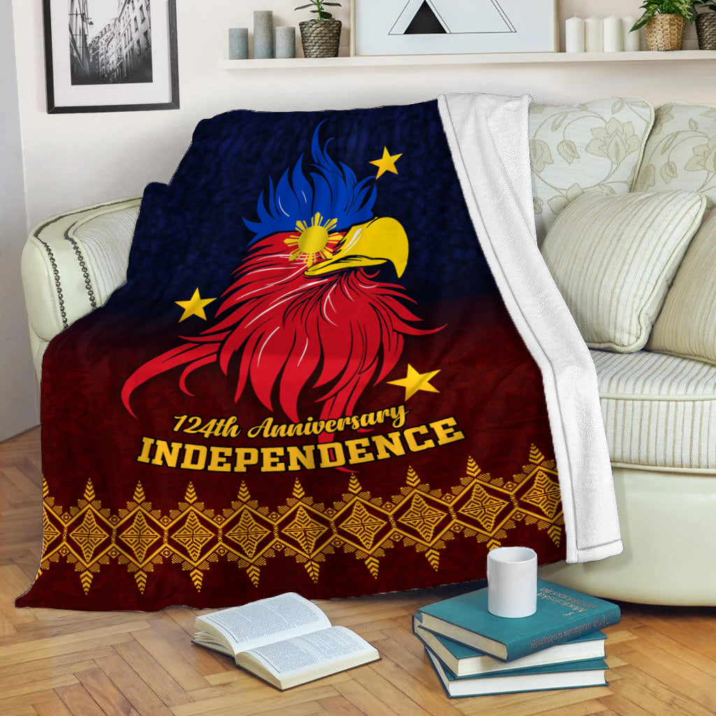 The Philippines Independence Anniversary 124th Years Blanket - LT12 Blanket White - Polynesian Pride