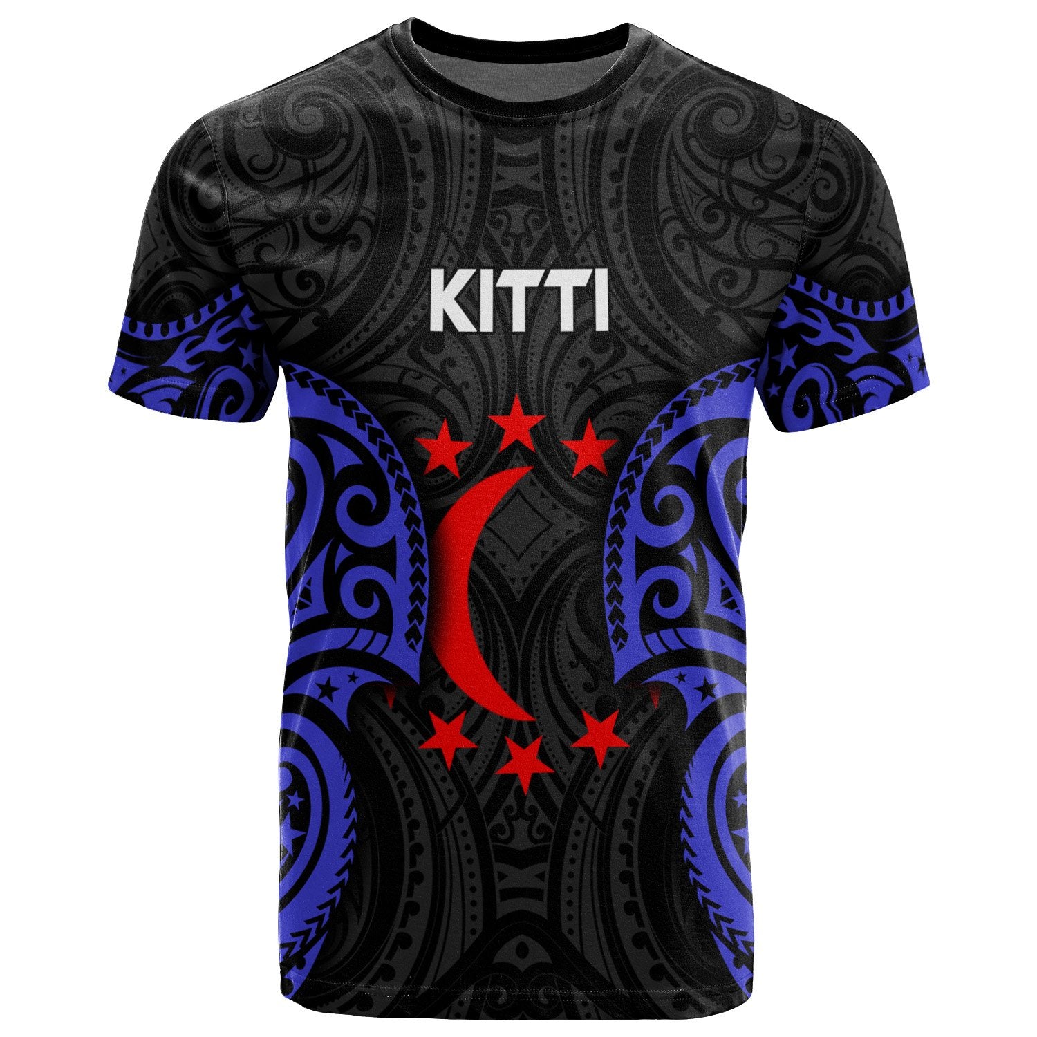 Pohnpei Micronesia Kitti T Shirt Spirit Version Unisex Black - Polynesian Pride