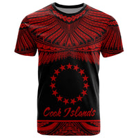 Cook Islands Polynesian T Shirt Cook Islands Pride Red Version Unisex Red - Polynesian Pride
