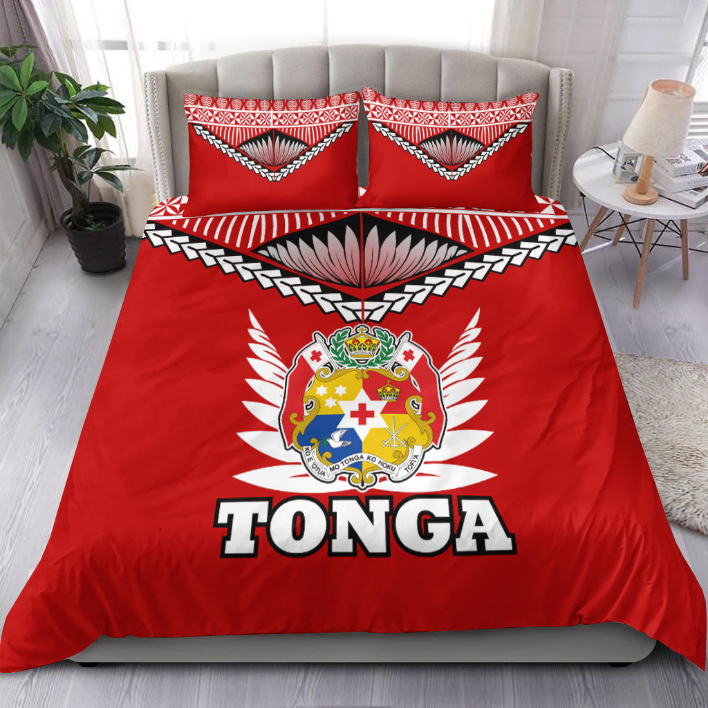 Tonga Bedding Set - Tongan Pride - LT12 Red - Polynesian Pride