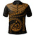 Vanuatu Polynesian Polo Shirt Vanuatu Waves (Golden) Unisex Golden - Polynesian Pride