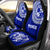 Tonga Car Seat Covers Tongan Blue Turtle - LT12 Set of 2 Universal Fit Blue - Polynesian Pride