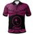 Chuuk Polo Shirt Polynesian Tattoo Pink Version Unisex Pink - Polynesian Pride