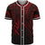 Palau Baseball Shirt - Red Color Cross Style Unisex Black - Polynesian Pride