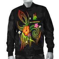 New Caledonia Polynesian Men's Bomber Jacket - Legend of New Caledonia (Reggae) - Polynesian Pride