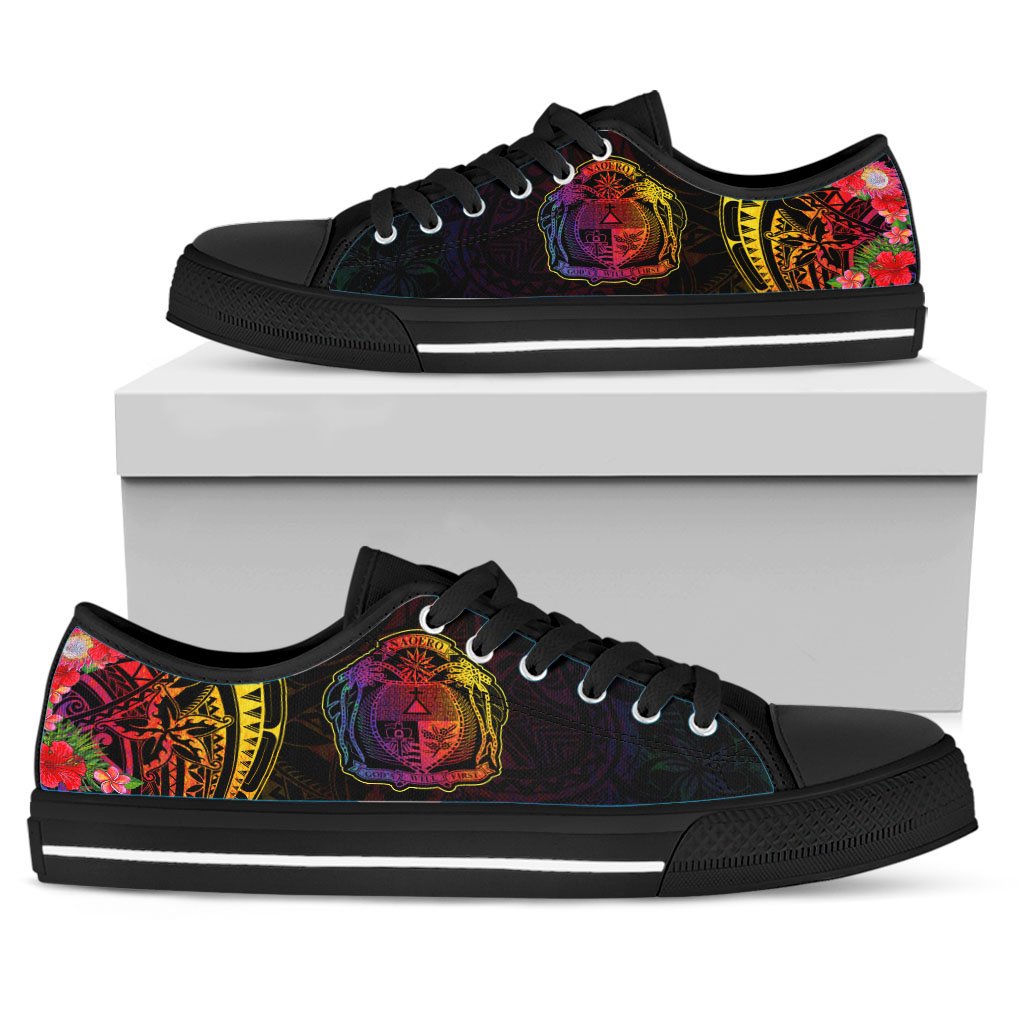 Nauru Low Top Shoes - Tropical Hippie Style - Polynesian Pride