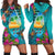 Guam Polynesian Hoodie Dress - Couple of Turtles Blue - Polynesian Pride