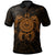 Tahiti Polynesian Polo Shirt Vintage Polynesian Turtle (Golden) Unisex Golden - Polynesian Pride