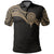 Samoa Polynesian Polo Shirt Gold Heart Shield Unisex GOLD - Polynesian Pride