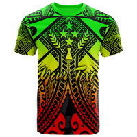 Kosrae Custom T Shirts Reggae Seal with Polynesian Tattoo Unisex Reggae - Polynesian Pride