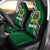 Tonga Saineha High School Tongan Patterns Car Seat Covers - LT12 Set of 2 Universal Fit Green - Polynesian Pride