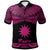 Nauru Polo Shirt Polynesian Tattoo Pink Version Unisex Pink - Polynesian Pride