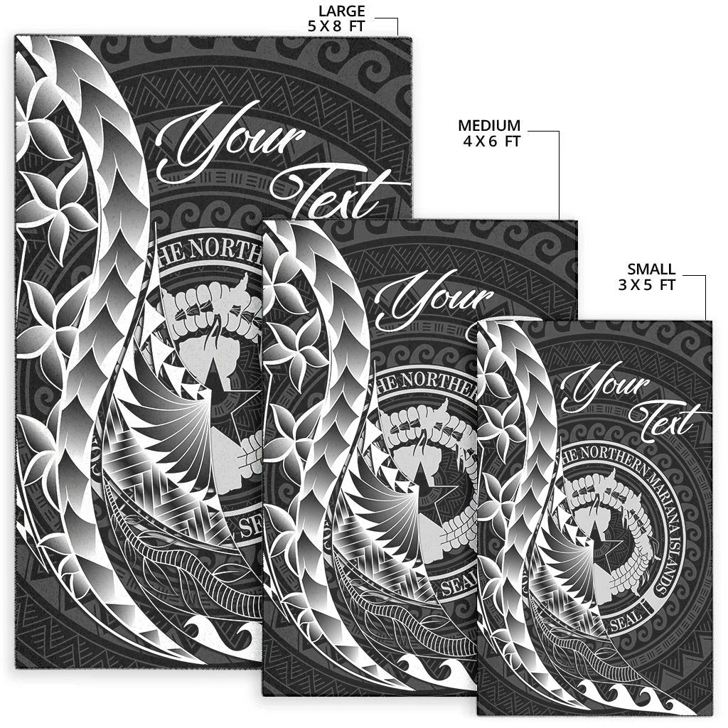 Northern Mariana Islands Area Rug - Custom Personalised Polynesian Pattern Style - Polynesian Pride