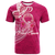 Breast Cancer Pink Ribbon Butterfly Polynesian Pink Version T Shirt LT12 Unisex Pink - Polynesian Pride