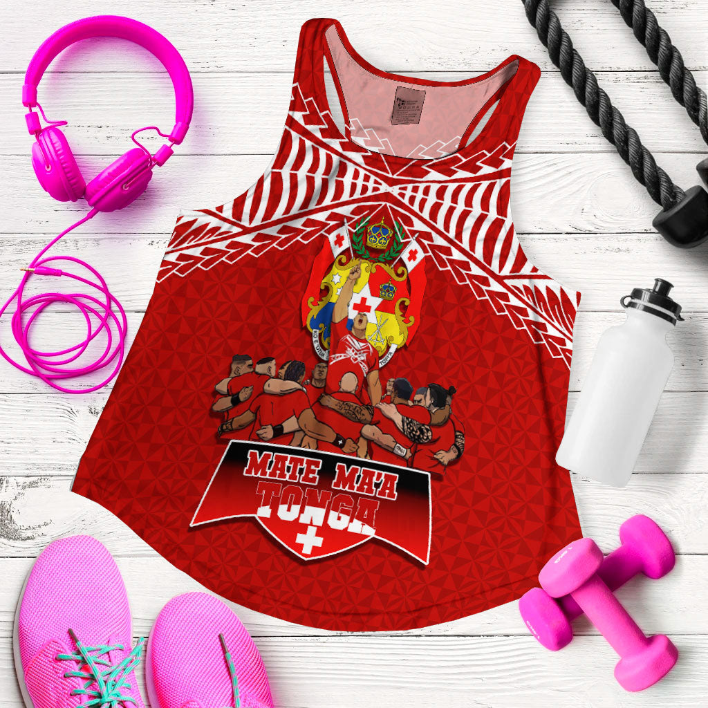 Mate Ma'a Tonga Sipi Tau Women Tank Top - LT12 - Polynesian Pride
