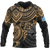 Federated States of Micronesia Hoodie Golden Turtle Unisex BLACK - Polynesian Pride