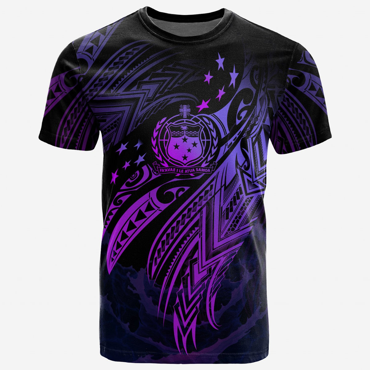 Samoa Polynesian T Shirt Samoa Legend Purple Version Unisex Purple - Polynesian Pride