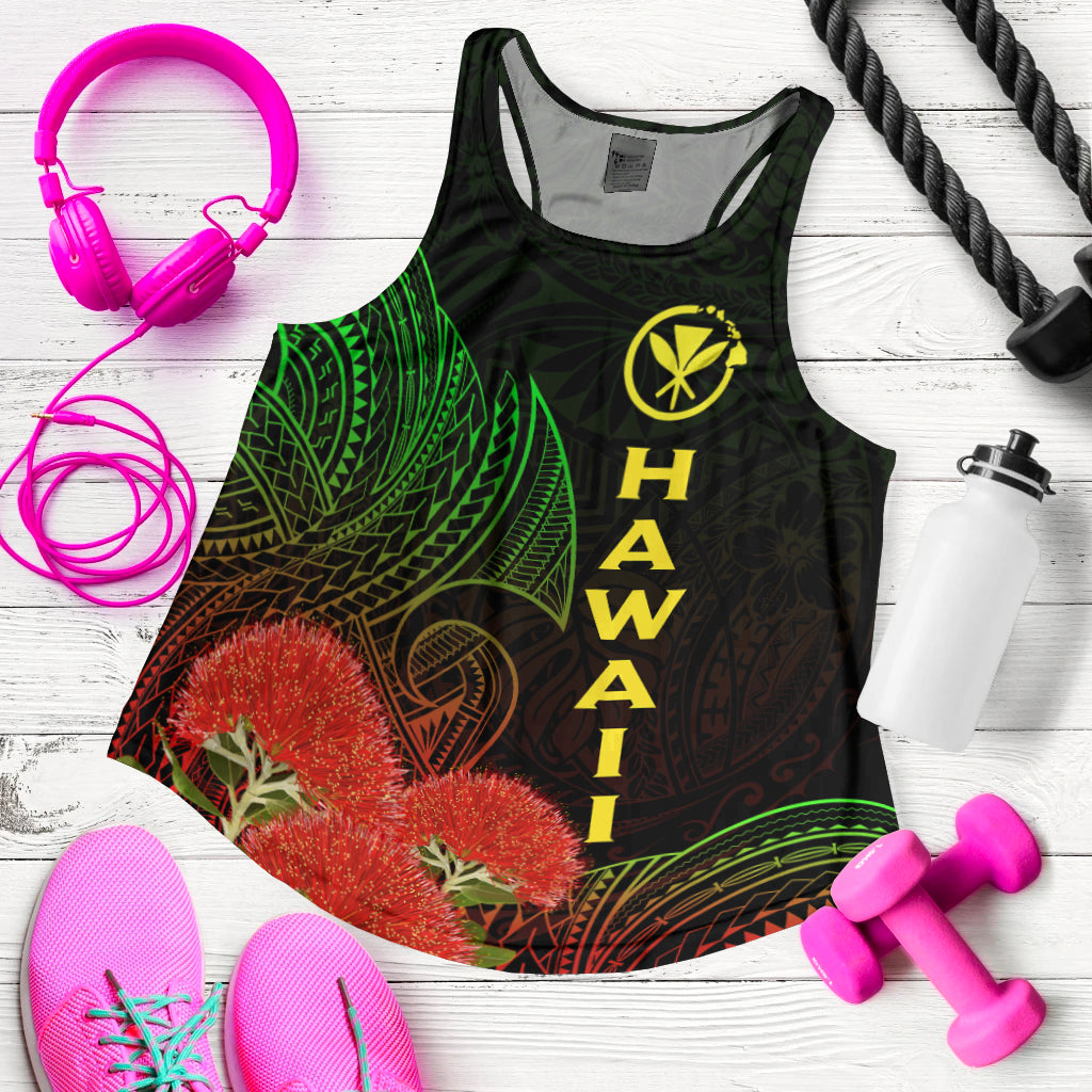 Hawaii Polynesian Women Racerback Tank - Ohia Lehua - LT12 - Polynesian Pride