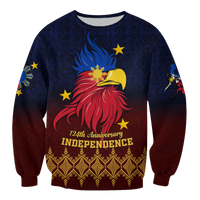 The Philippines Independence Anniversary 124th Years Sweatshirt - LT12 Unisex Blue - Polynesian Pride