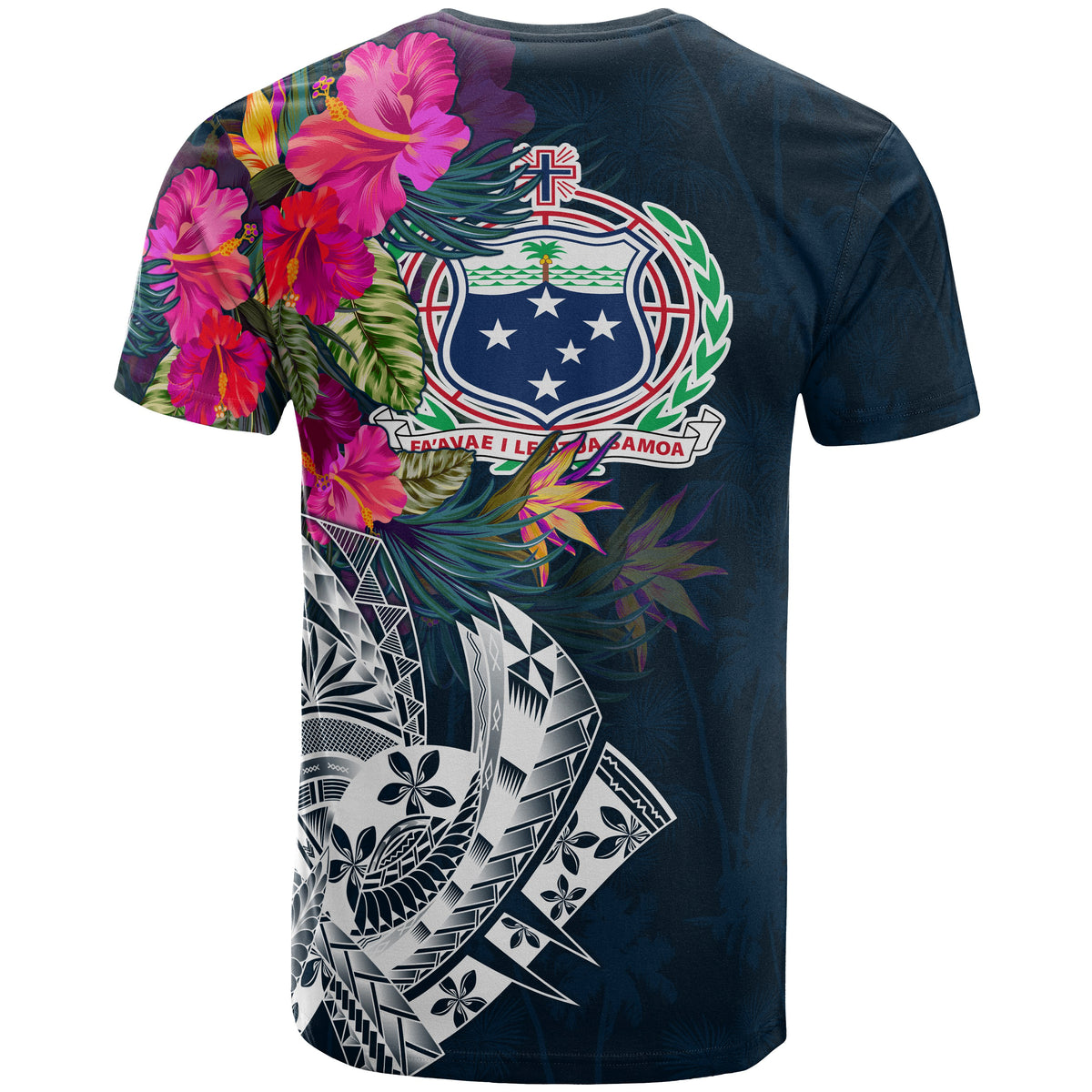 Samoa Custom T Shirt Summer Vibes - Polynesian Pride