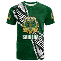 Tonga Saineha High School Tongan Patterns T Shirt LT12 Unisex Green - Polynesian Pride