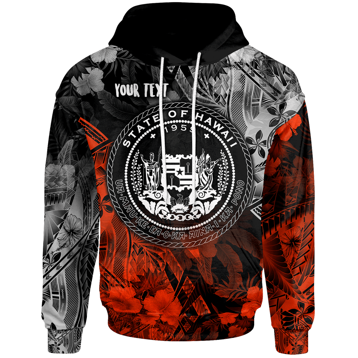 Polynesian Hawaii Custom Hoodie Vintage Polynesian Style Unisex Brown - Polynesian Pride