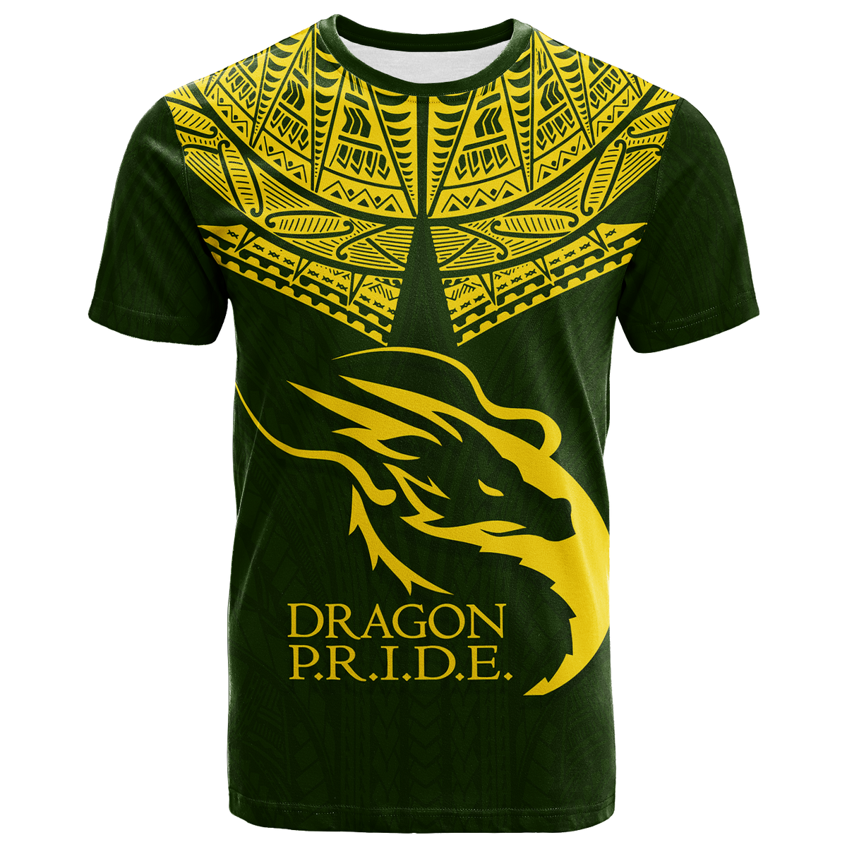 Hawaii Honokaa High & Intermediate School T Shirt LT12 Unisex Green - Polynesian Pride
