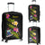 Samoa Polynesian Luggage Covers - Plumeria Tribal Black - Polynesian Pride